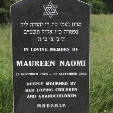 NOWOSENETZ Maureen Naomi 1926-2022