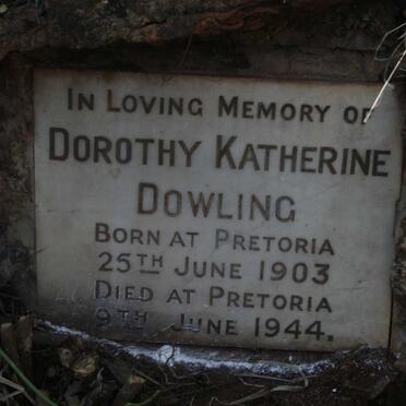 DOWLING Dorothy Katherine 1903-1944