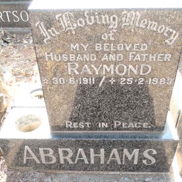 ABRAHAMS Raymond 1911-1983
