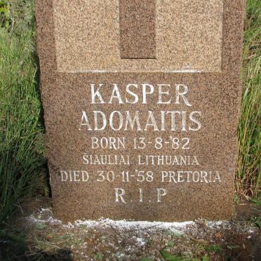 ADOMAITIS Kasper 1882-1958