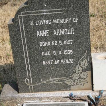 ARMOUR John 1884-1961 &amp; Anne 1897-1959