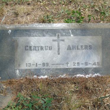 AHLERS Gertrud 1899-1945