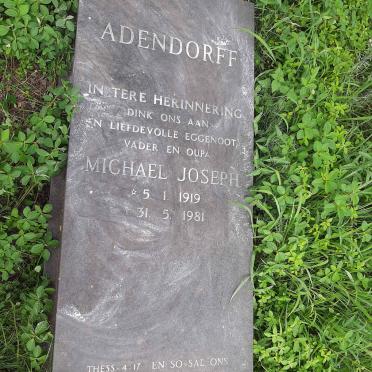 ADENDORFF Michael Joseph 1919-1981