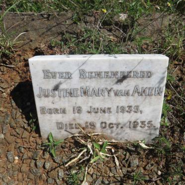 AKEN Justine Mary, van 1935-1935