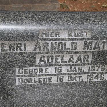 ADELAAR Henri Arnold Mathias 1876-1946