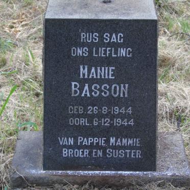 BASSON Manie 1944-1944