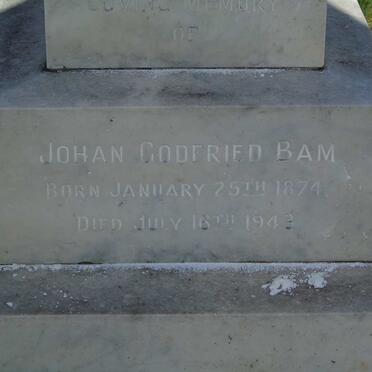 BAM Johan Godfried 1874-1943