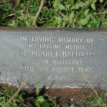 BALDWIN Margaret nee WHITELAW -1947