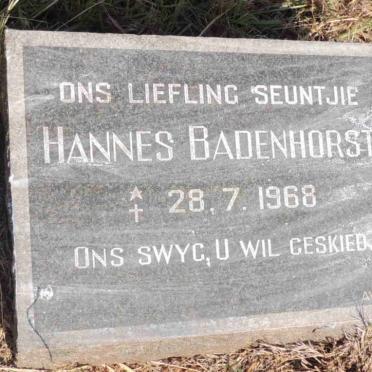 BADENHORST Hannes 1968-1968