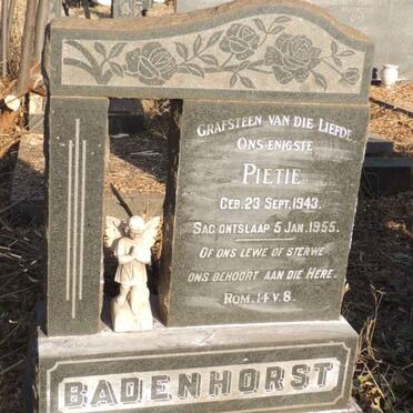BADENHORST Pietie 1943-1955