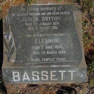 BASSETT James Hutton 1874-1950 &amp; Eleanor 1880-1964
