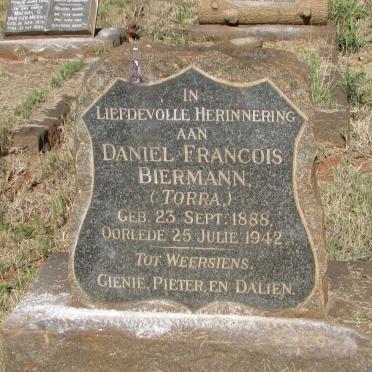 BIERMANN Daniel Francois 1888-1942