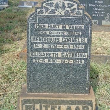 BIJTELAAR Hendrikus Cornelius 1873-1944 &amp; Elisabeth Cathrina 1880-1945