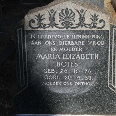 BOTES Maria Elizabeth 1876-1938