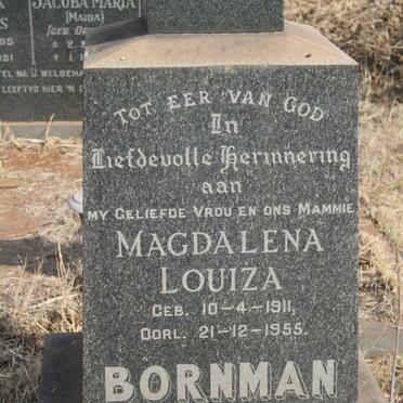 BORNMAN Magdalena Louiza 1911-1955