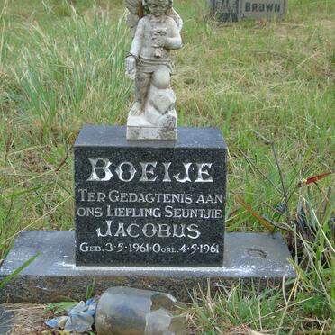 BOEIJE Jacobus 1961-1961