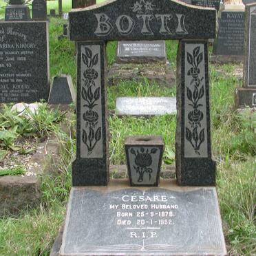 BOTTI Cesare 1878-1952