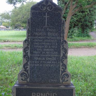BRNCIC Andrija 1892-1943 &amp; Marija