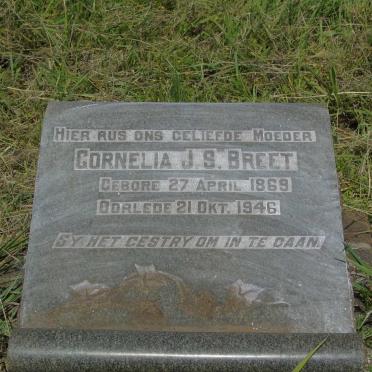BREET Cornelia J.S. 1869-1946