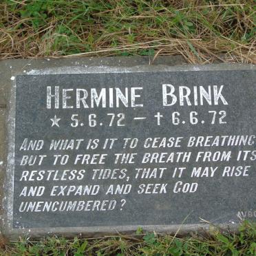 BRINK Hermine 1972-1972