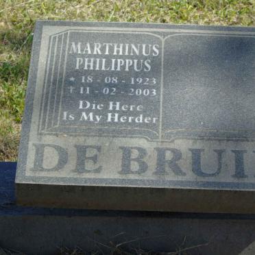 BRUIN Marthinus Philippus, de 1923-2003