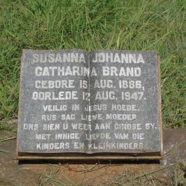 BRAND Susanna Johanna Catharina 1886-1947