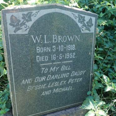 BROWN W.L. 1918-1952