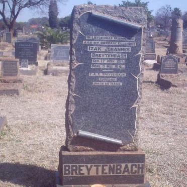BREYTENBACH Izak Johannes 1911-1941
