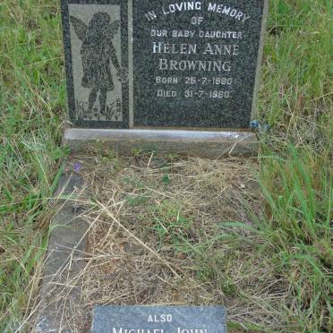 BROWNING Helen Anne 1960-1960 :: BROWNING Michael John -1962