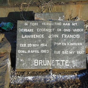 BRUNETTE Lawrence John Francis 1914-1963
