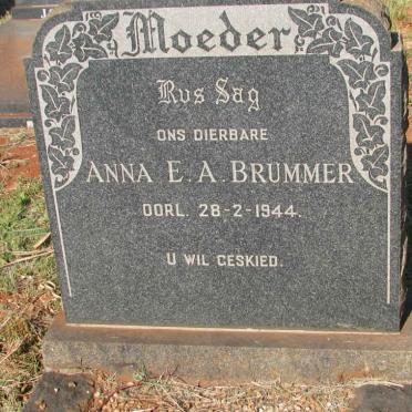 BRUMMER Anna E.A. -1944