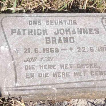 BRAND Patrick Johannes 1969-1969