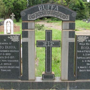 BUFFA Sisto 1889-1971 &amp; Rosa 1890-1955