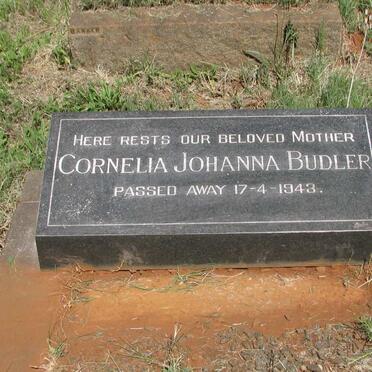 BUDLER Cornelia Johanna -1943