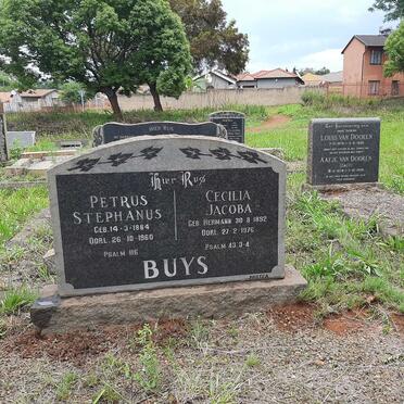 BUYS Petrus Stephanus 1884-1960 &amp; Cecilia Jacoba HERMANN 1892-1976