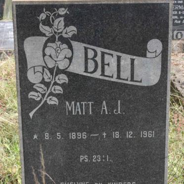 BELL Matt A.J. 1896-1961