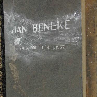 BENEKE Jan 1901-1957