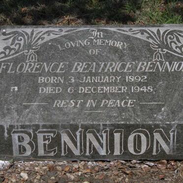 BENNION Florence Beatrice 1892-1948