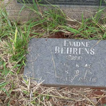 BEHRENS Evadne 1?4?-19?5