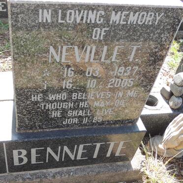 BENNETTE Neville T. 1937-2005