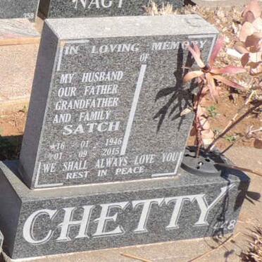 CHETTY Satch 1946-2015