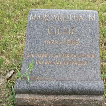 CILLIE Margaretha M. 1878-19?8