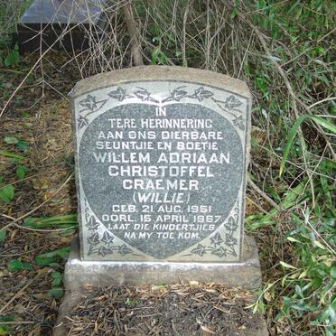 CRAEMER Willem Adriaan Christoffel 1951-1957