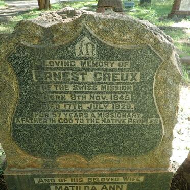 CREUX Ernest 1845-1929 & Matilda Ann 1849-1932 _1