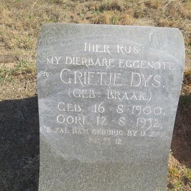 DYS Grietje nee BRAAK 1900-1932
