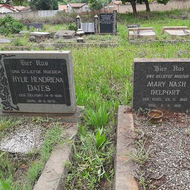 DELPORT Mary Nash nee VOGEL 1868-1961 :: DATES Hylie Hendriena nee DELPORT 1891-1972