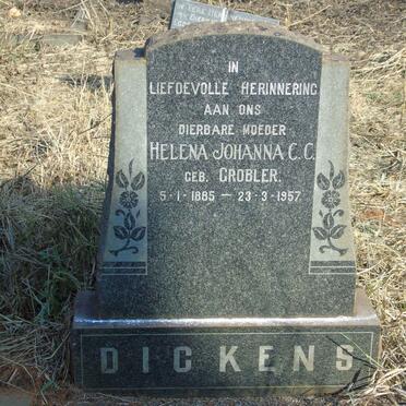 DICKENS Helena Johanna C.C. nee GROBLER 1885-1957