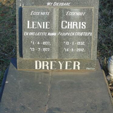 DREYER Chris 1932-2012 & Lenie 1937-1977