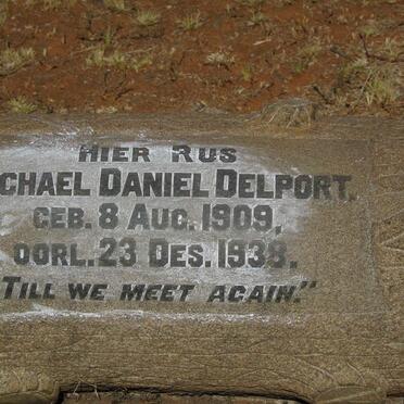 DELPORT Michael Daniel 1909-1938