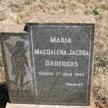 DIEDERICKS Maria Magdalena Jacoba 1942-